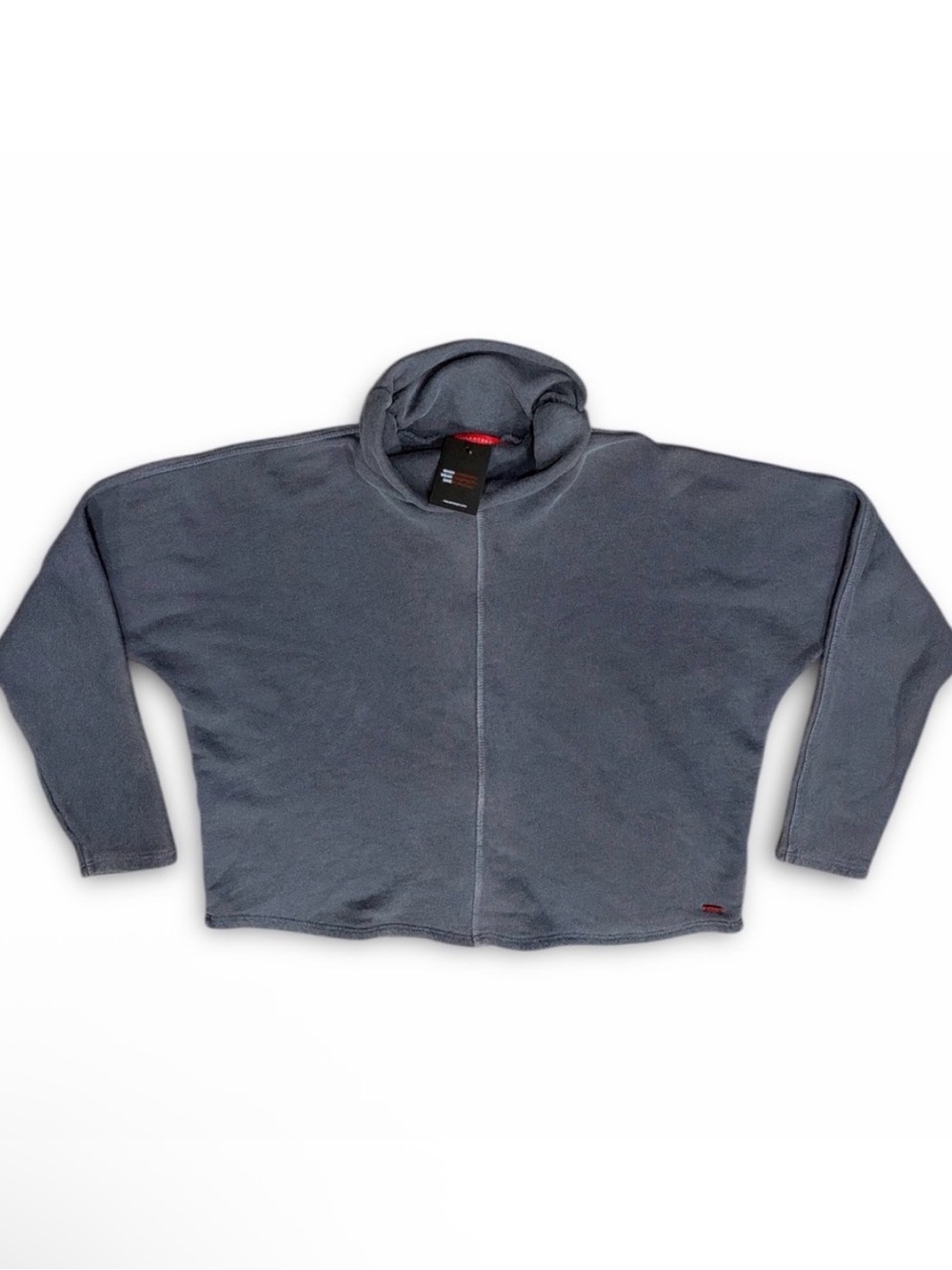 n:Philanthropy Zipper Back High Neck Pullover Sweatshirt